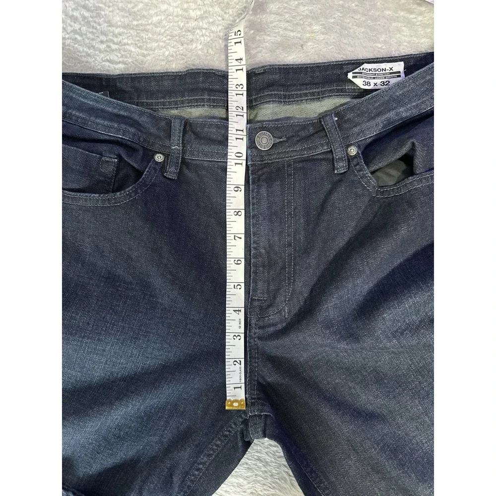 Buffalo David Bitton Jackson‎ X Straight Blue Denim Jeans Size 38x32 Stretch